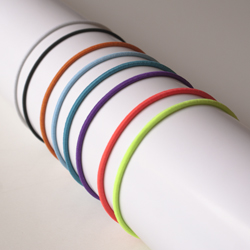 Dostupné barvy kulatých gum: číslo pod gumou odpovídá číslu v seznamu