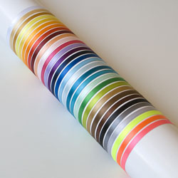 Dostupné barvy stuh: číslo pod stuhou odpovídá číslu v seznamu